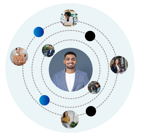 Global map and trainer illustration